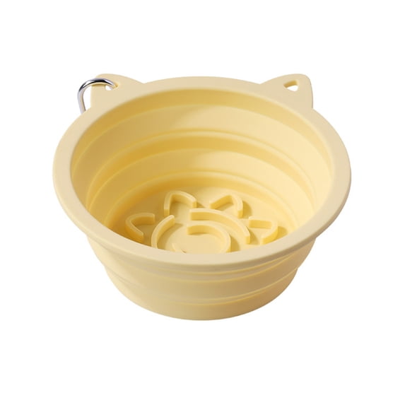 LLDYYDS Collapsible Pet Bowl for Cats & Dogs Portable Food & Water Dish, Ideal for Walking 15cm