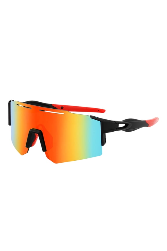 Cycling Sunglasses for Men Women with 3 Interchangeable Lenses, Polarized Sports Sunglasses, Baseball Sunglasses one size
