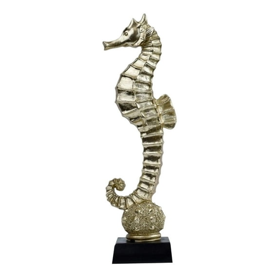 LLDYYDS Decorative Seahorse Figurine - Ocean Inspired Sculpture for Coastal Home Decor