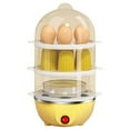 thumbnail image 1 of LLDYYDS Electric Egg Cooker Boiler Maker Soft, Medium or Hard Boil, Egg Capacity Two Layer Egg Maker,Egg Steamer,With Automatic Shut, 1 of 4