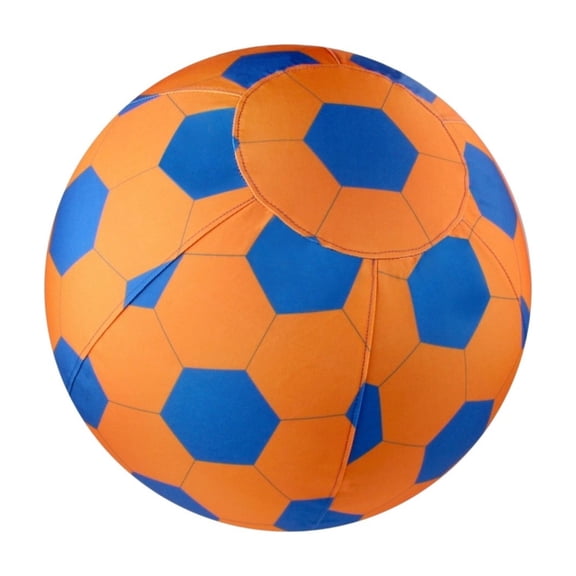 LLDYYDS Fabric Covered Soccer Style Dog Play Ball Soft Bite Resistant Interactive Pet Exercise Toy 45cm