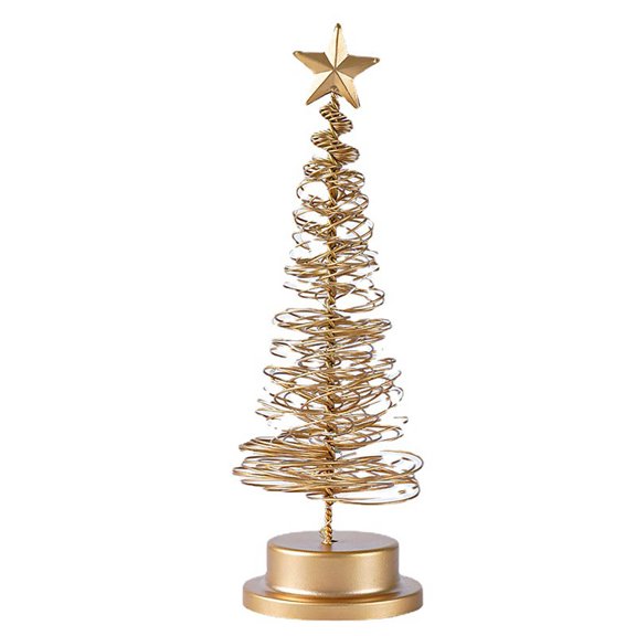 LLDYYDS Festive Holiday Night Light for Home Bedroom Tabletop Desktop Seasonal Decoration with Metal Christmas Tree Design