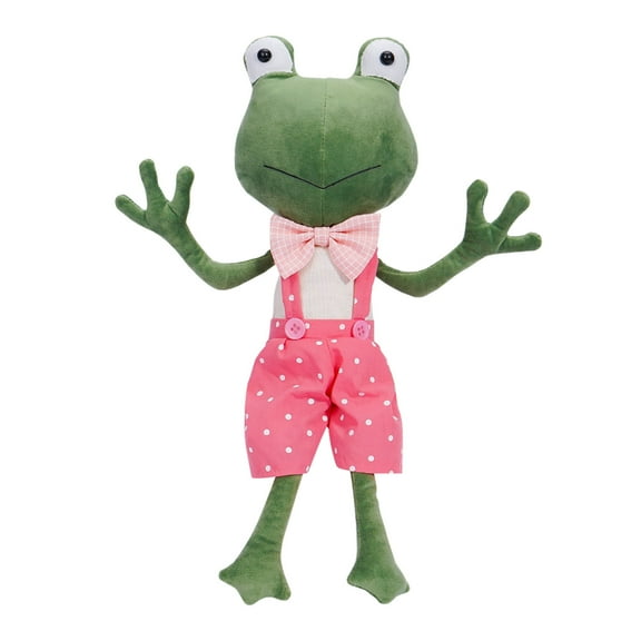 LLDYYDS Stuffed Animal Green Plush Toy Soft Cute Sitting Plushie with Long Leg Home Sofa Decor for Kids Boys Girls