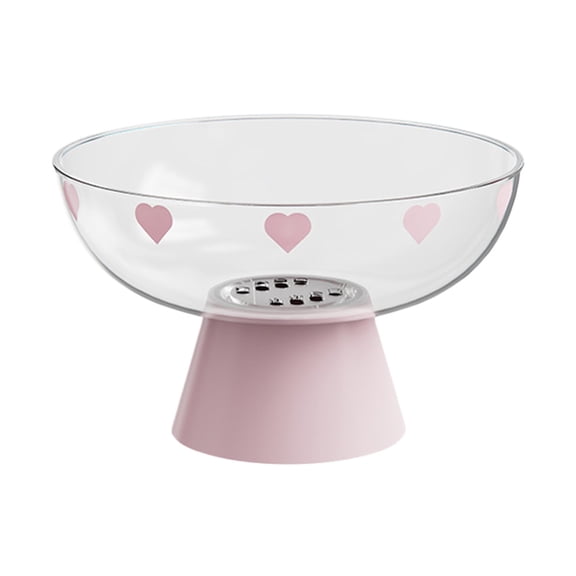 LLDYYDS Fruit Bowl Decorative Bowl Multipurpose Efficient Drainage Kitchen Counter Desktop Serving Tray with Removable Drain Pedestal