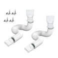 thumbnail image 1 of LLDYYDS Gutter Downspout Extensions with Connector, 2 Pack Flexible Rain Gutter Downspout Extenders with New Upgrade Size 60"+ 70", 1 of 6