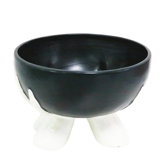 LLDYYDS Halloween Ceramic Serving Platter for Holiday Parties Large Capacity Tray Ideal Candy Desserts Cake Display Snack Plate Dish Durable Tableware Versatile Entertaining