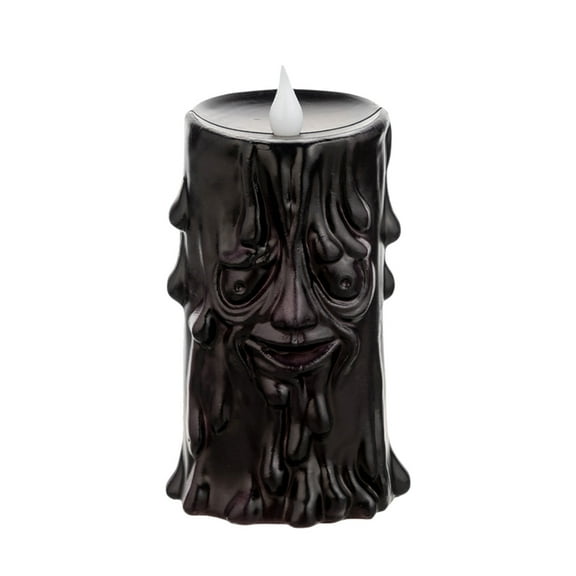 LLDYYDS Halloween Ghost Lamp Black Scary Ghost Face Halloween Table Decor with LED Lights, Spooky Decorations