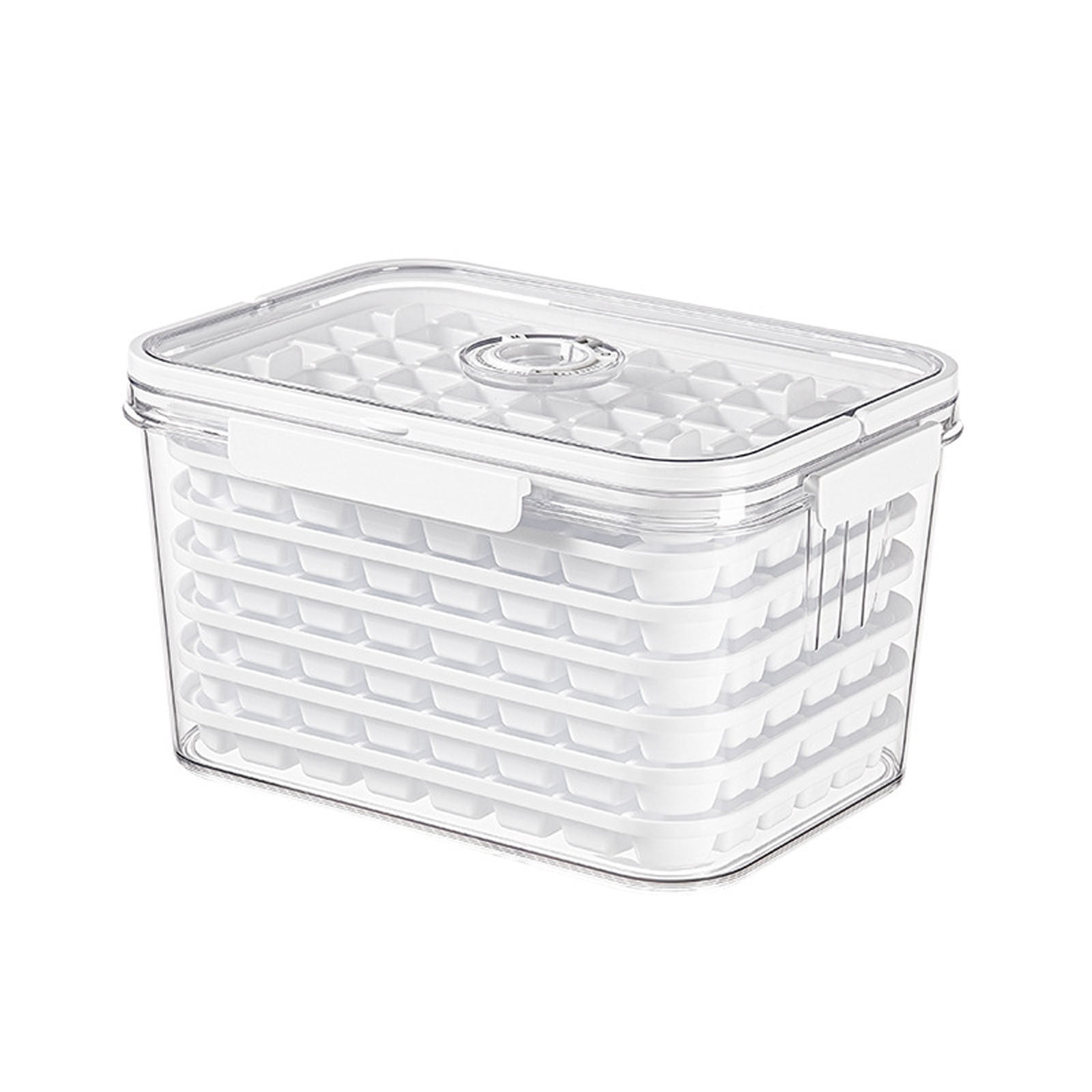 LLDYYDS Ice Cube Tray with Lid and Bin, Ice Bin Container for Freezer,5 ...