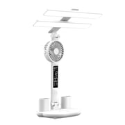 LLDYYDS LED Desk Lamp with 10W Wireless Charging, Flexo Table Lamp with 3 Colors and 5 Brightness Levels with Charging Function