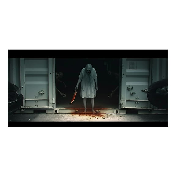 LLDYYDS Large Halloween Garage Door Banner Outdoor Wall Hanging for Yard Window Party Photo Background Display