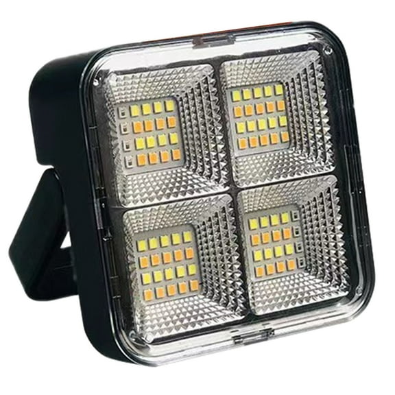 LLDYYDS Mini Solar Rechargeable Multifunctional Searchlight, Outdoor Portable LED Floodlight with Suction, USB Rechargeable Portable Emergency Light