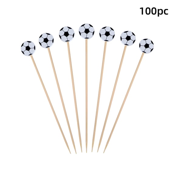 LLDYYDS Mixed Red Blue White Star Picks, 4.7 Inch Long Bamboo Fancy Toothpicks for Appetizers, Decorative Independence Day Party Food Drinks Garnish Fruit Skewer 12cm