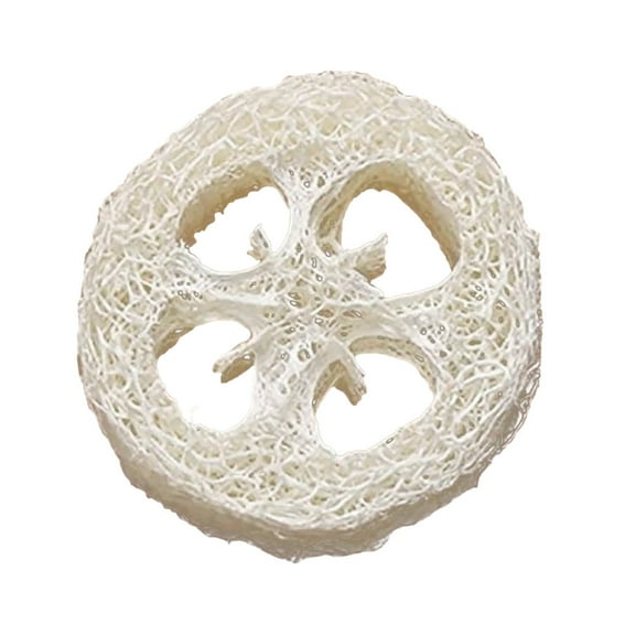 LLDYYDS Natural Loofah Sponge for Soap Making, 20 Pack Organic Loofahs Slices Cuts Set, Loofa Exfoliating Body Scrubber