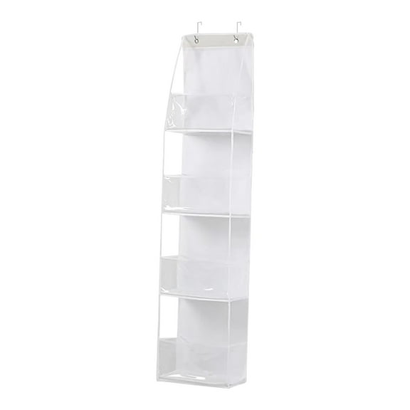 LLDYYDS Over The Door Hanging Pantry Organizer, Room Organizer with Clear Pockets, 25lb Ultra Sturdy & Large Capacity for Closet