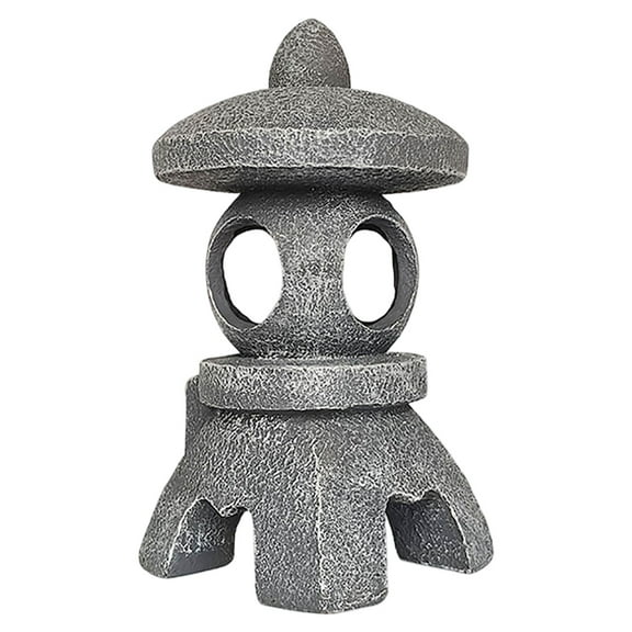 LLDYYDS Pagoda Garden Statue, Japanese Pagoda Statues, Waterproof Solar Lantern, 5.1x5.3x10.2 inch Decorative for Garden Yard Lawn Balcony