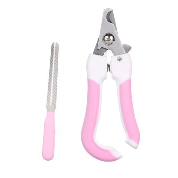 LLDYYDS Pet Nail Clipper for Cats, Kittens, Puppy, Rabbit and Bird, with Safety Guard, Nail File, Non- Handle One Size