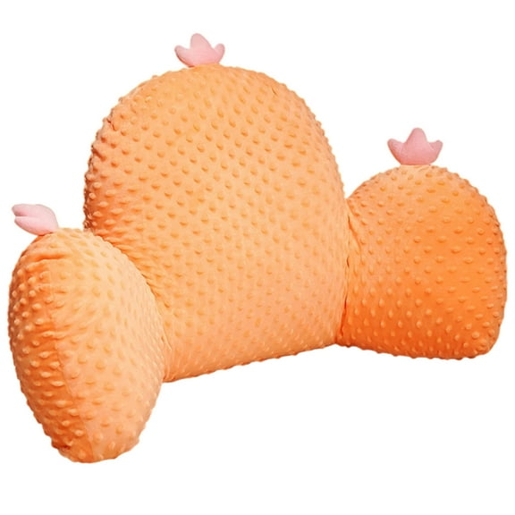 LLDYYDS Reading Pillow for Bed Sitting Up - Backrest Pillow with Arms for Adults, Cute Cactus Back Support Pillow for Bed/Couch/Chair