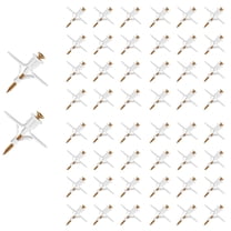 LLDYYDS Screw 100pcs Hollow-Wall Anchors, Drywall Anchor kit with Screws, Self-Drilling Hollow Wall Anchor, Grey, 65Lbs