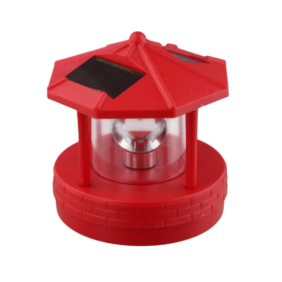 LLDYYDS Solar Rotating Lighthouse, 360 Degree Rotating Solar Lighthouse for Garden and Lawn Decoration, Light Houses LED Lamp
