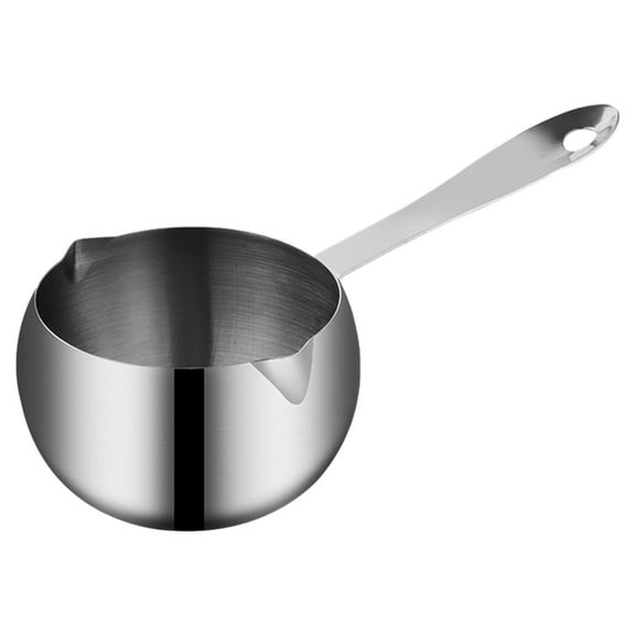 LLDYYDS Stainless Steel Butter Warmer 600ml Multipurpose Induction Milk Frother Mini Saucepan For Melting Chocolate And Cooking