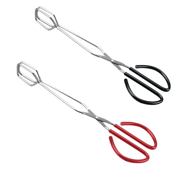 LLDYYDS Stainless Steel Scissor Tongs Heavy Duty Cooking Tongs with Soft Handles
