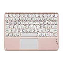 LLDYYDS Wireless Bluetooth Keyboard with Touchpad for , Portable Mini Small Universal Rechargeable 10 inch Ultra-Slim Wireless Keyboard for Tablet Smartphone