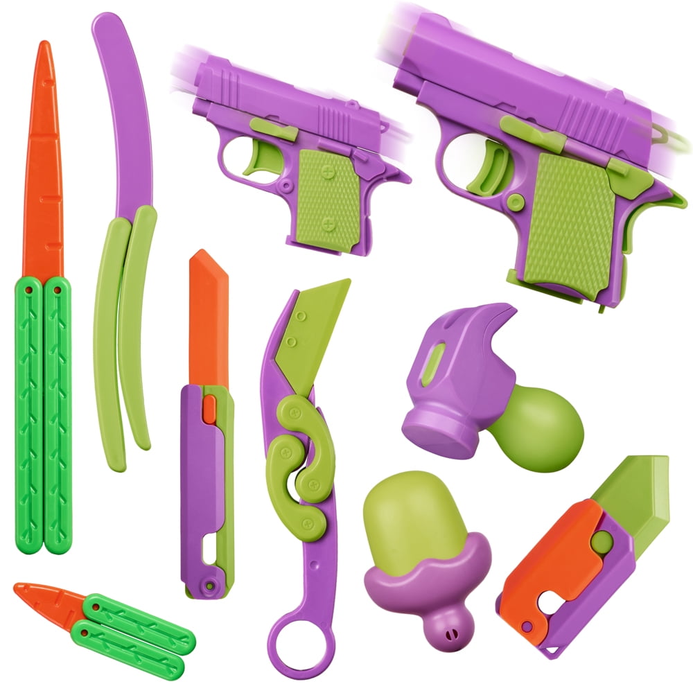 A fidget toy set, symbolizing stress-relief and focus, relevant for managing gameplay sessions responsibly.