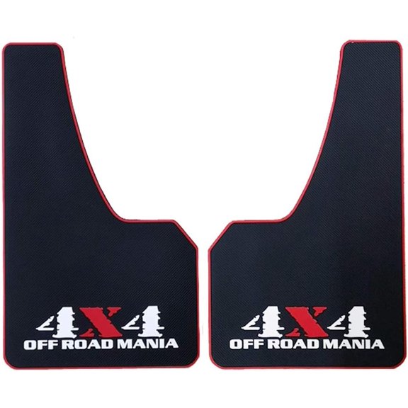 LLJSTAT Mania Car Mud Flaps Universal Fit Black Splash Guards Rubber mud Guard Universal Pickup SUV Mudguard Mud Flaps Rubber No Collision Universal Pickup SUV 2pcs/Set  (44)