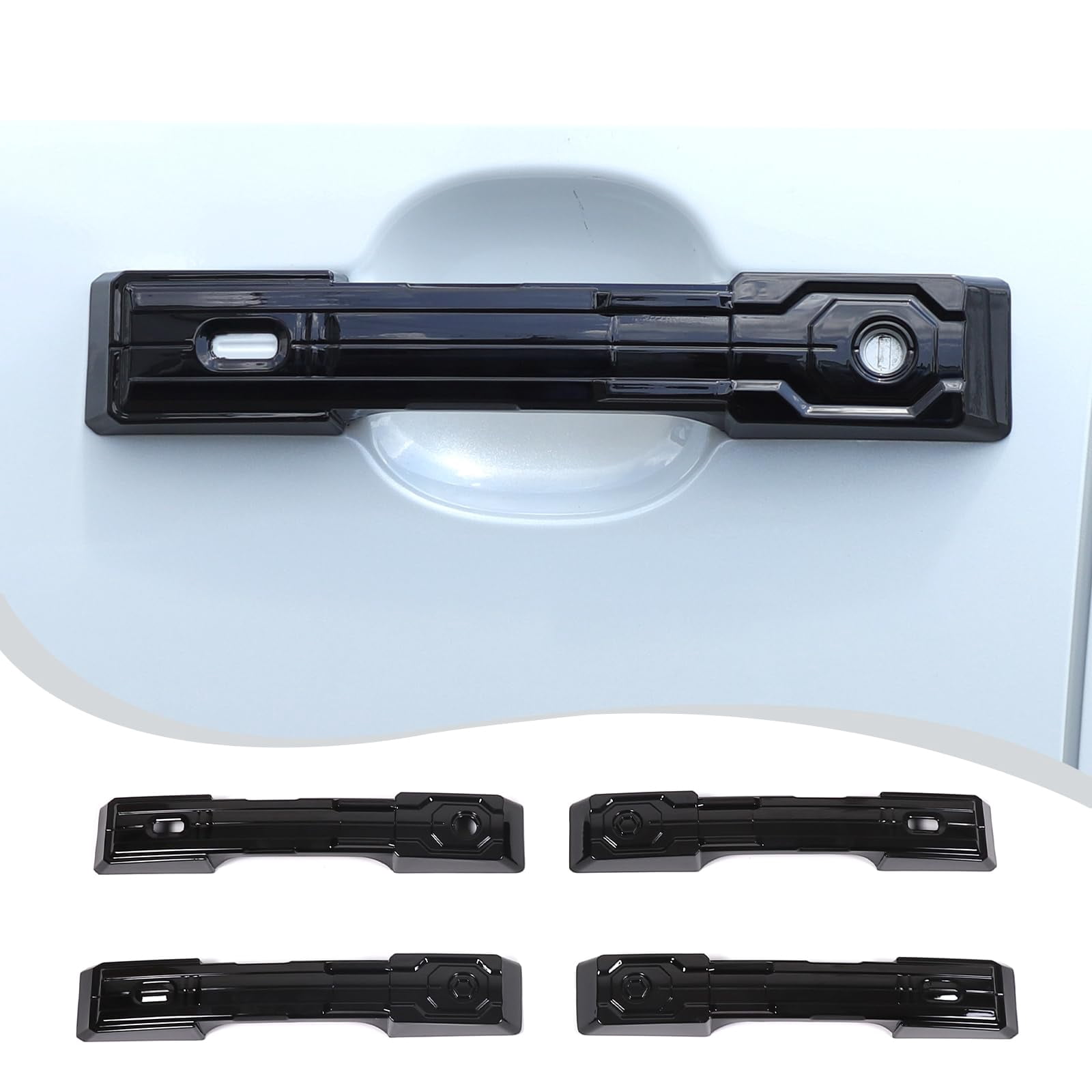 Stainless Steel Anti-Slip Pedal Covers For 2024-2025 Toyota Land Cruiser Prado 250 (LC250) - Gas & Brake Set