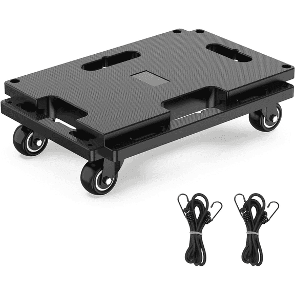 LLMRR Furniture Dolly 4 Wheels, Furniture Movers with Wheels, 440 Lbs Capacity Each, Portable Moving Dolly Heavy Duty, Interlocking Small Dolly with Wheels, 1 Pack