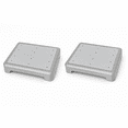 thumbnail image 1 of LLMRR One Step Stool 2 PCS, Indoor/Outdoor Mobility Step Stool, Portable Stair Assist, Anti-Slip Safety Step Platform for Bathroom, Kitchen and Bedroom, 550lbs Capacity, Gray & White, 1 of 1