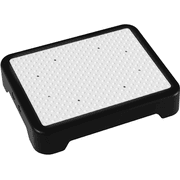 LLMRR One Step Stool for Seniors & Adults, Indoor/Outdoor Mobility Step Stool, Portable Stair Assist, Anti-Slip Safety Step Platform for Bathroom, Kitchen and Bedroom, 550lbs Capacity, Black & White