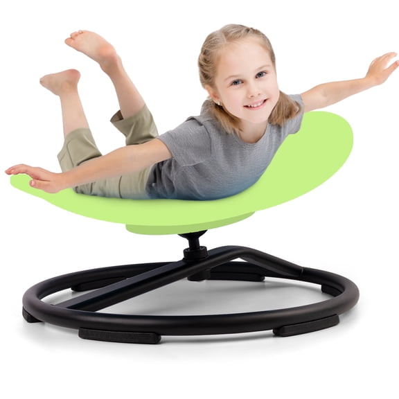 LLNC Kids Sensory Spinning Chair, Sit and Spin Toy, 220 lbs Autistic Kids Spinning Chair (Green)