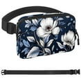 LLNSUPPLY Waist Packs Adjustable with Extension Strap Unisex Bag Flower