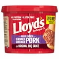 thumbnail image 1 of LLOYD'S Shredded Pulled Pork in Barbecue Sauce, Fully Cooked 28 oz, Plastic tub, 1 of 12