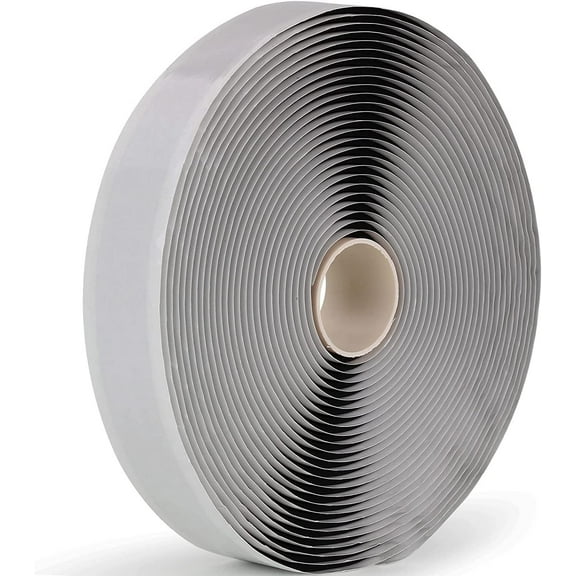 LLPT Butyl Putty Tape Black 3/4 inch x 33 ft Tight Seal for Leak Proof RV Repair (BST343)