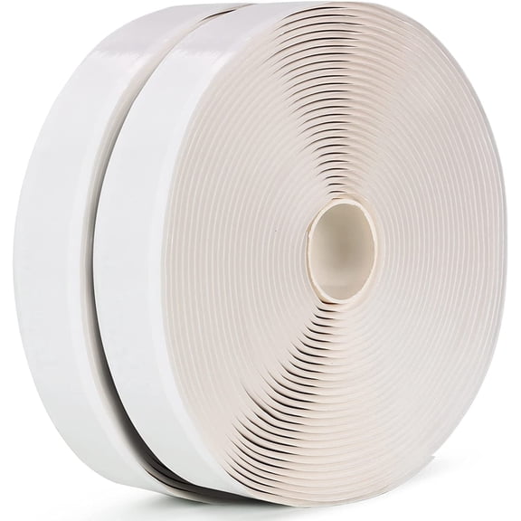 LLPT Butyl Seal Putty Tape White 1 inch x 33ft 2 Pack for Leak Proof RV Repair 0.8 lb(WST232)