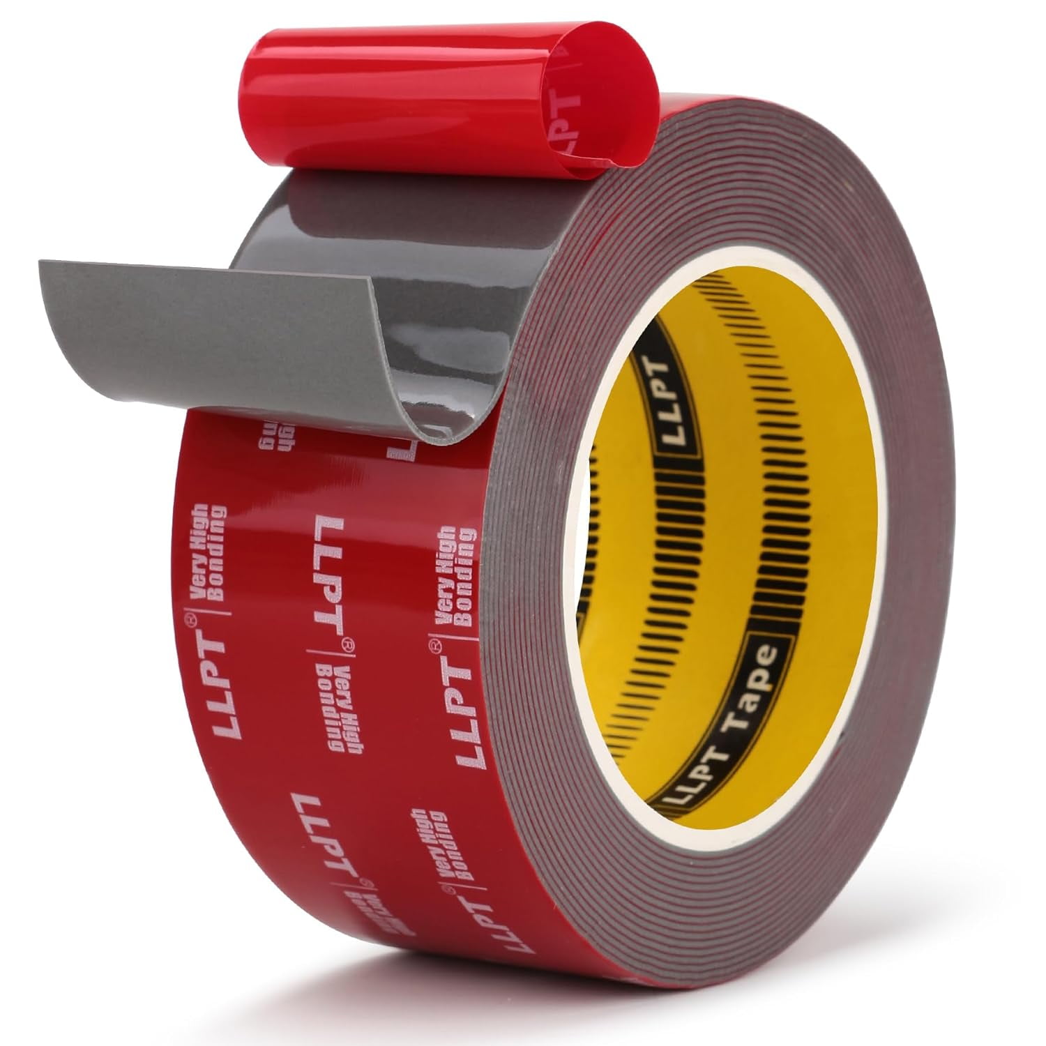 LLPT Double Sided Mounting Tape 2"x15.4Ft 0.045in Thick Gray Heavy Duty