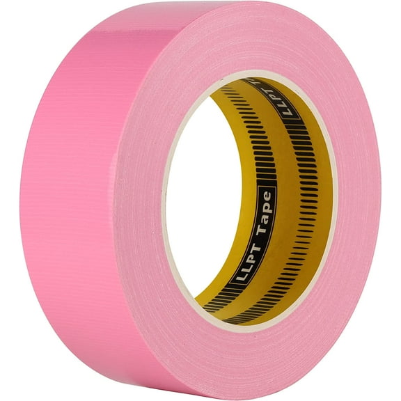 LLPT Duct Tape 1.6 inch x 108 ft Premium Grade Tear by Hand Heavy Duty Color Pink (DT411)