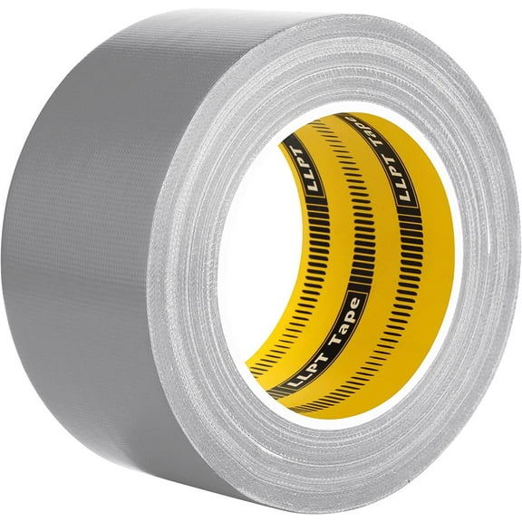 LLPT Duct Tape 2.36 Inch x 108 Ft Premium Grade Tear by Hand Heavy Duty Color Silver Gray (DT245)