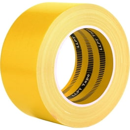 Duck Brand 283972 Printed Duct Tape, Black and Yellow Stripes