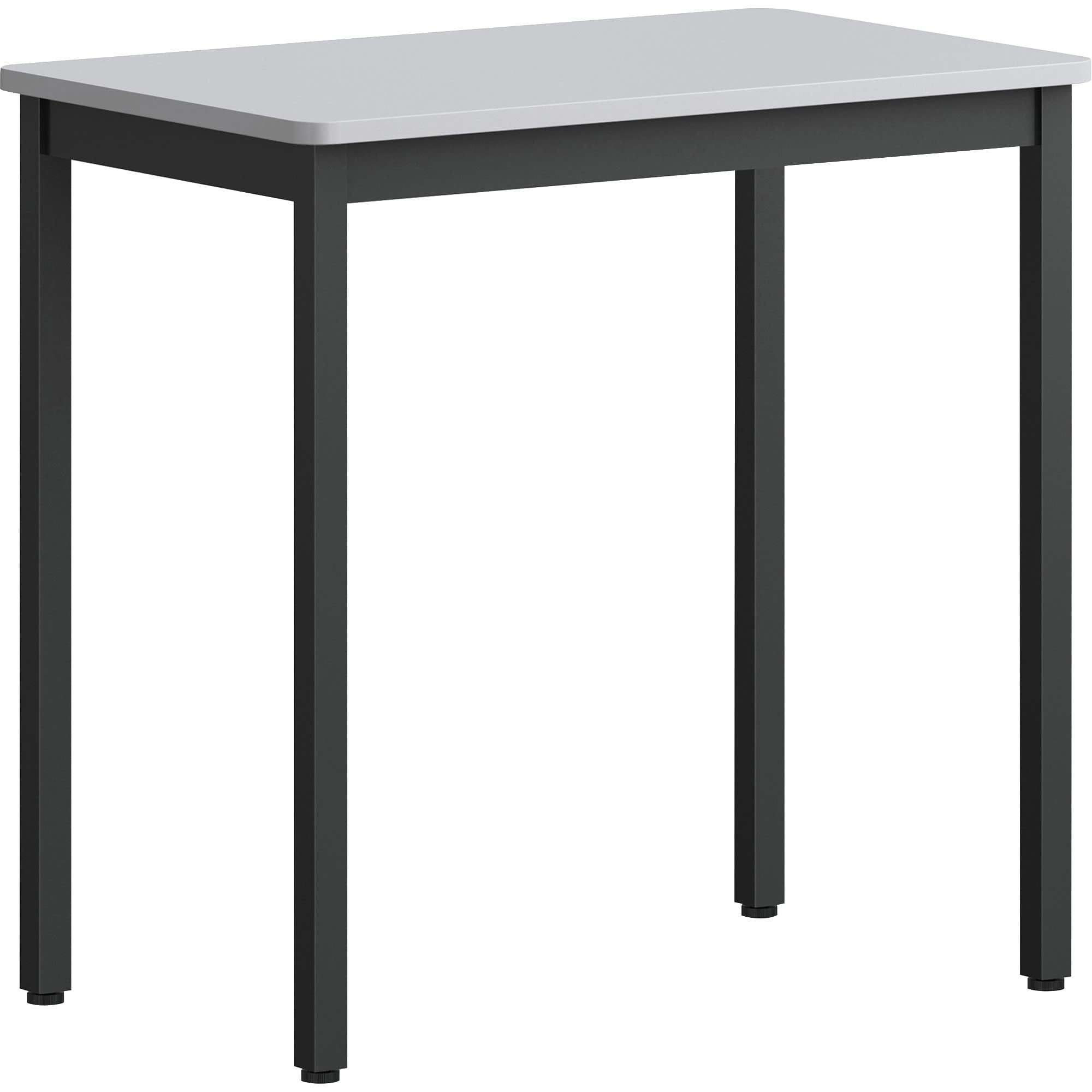 LLR60752 30 x 18 Inch Heavy Duty Utility Table, Gray Black Workbench ...