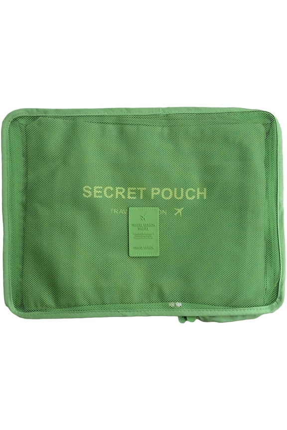 LLS Unisex Adult 6 PCS Set Travel Bags (Green)
