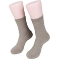thumbnail image 1 of LLS Women's 1 Pair Extra Thick Socks Plain Color Size 7-9(Beige), 1 of 5