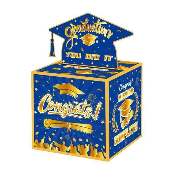 LLXD 2026 Surprise Cash Pull Money Box Kit for Graduation Parties, Themed DIY Gifting Box with Pull Out Card Slots for Celebrations