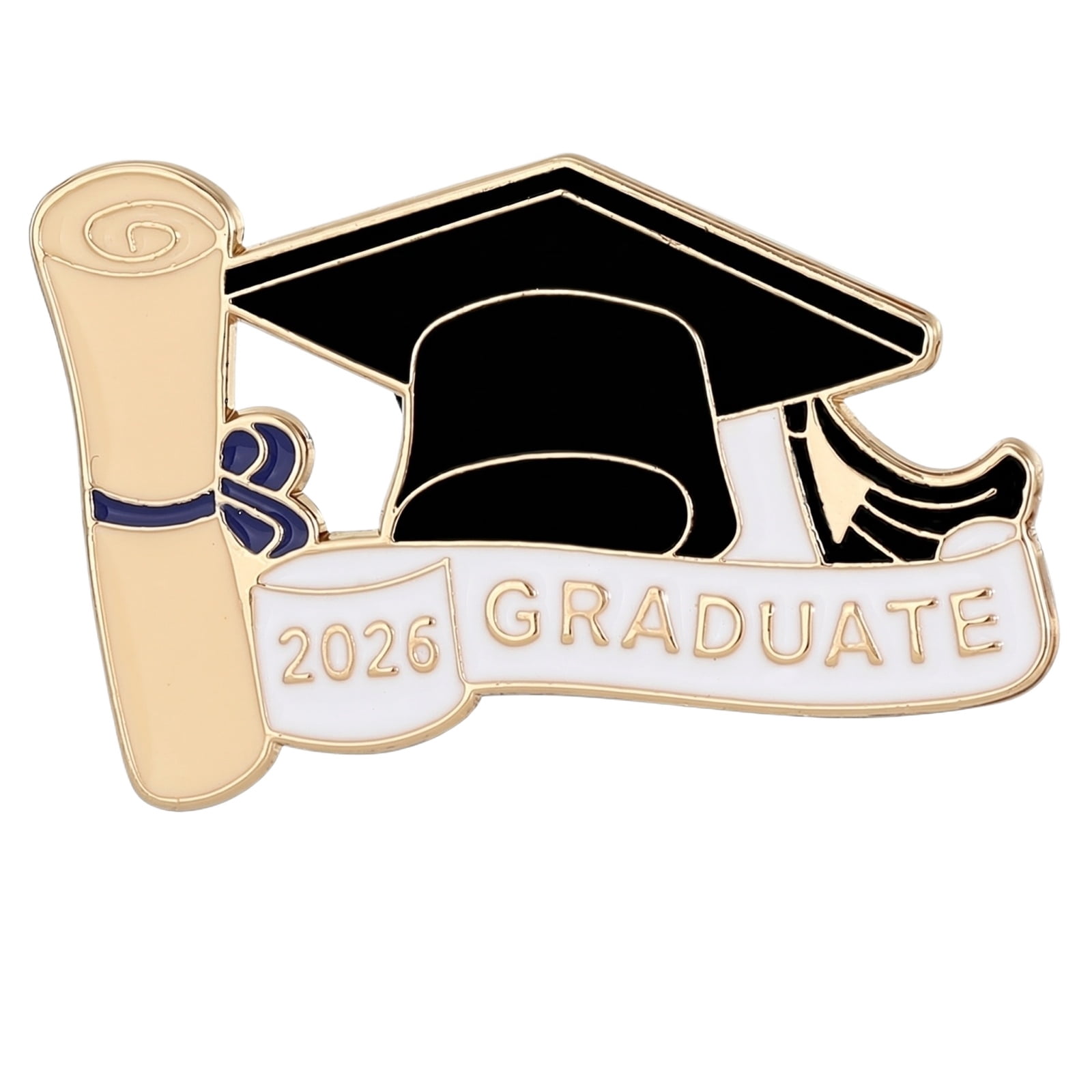 Graduation Brooches LLXD Graduation Brooch 2026 Graduate Cap and Diploma Enamel Pin ...