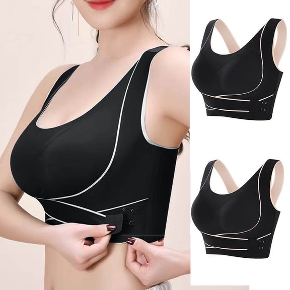 LLYWEY Bras with No Underwire Bra Senior Ladies T-Shirt Bra Style-956 Women Seamless Bra Feature Adult Female T-Shirt Sports Bras Black 40B