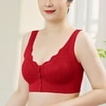 thumbnail image 1 of LLYWEY Bras Without Underwire Comfortable Bras Women No Underwire Ladies Longline Bra Style-1308 Women Lightly Lined Bra Feature Adult Female Yoga Sports Bras Red 44B, 1 of 6
