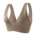 thumbnail image 1 of LLYWEY Bras for Women No Show Bras Women Ladies Lace Bra Style-780 Women's Plus Soft Cup Bra Feature Adult Female Wireless Sports Bras Khaki 36B, 1 of 3