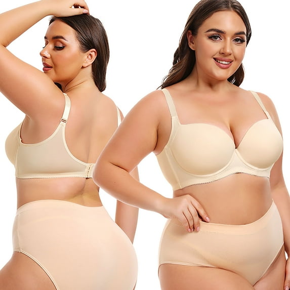 LLYWEY Bras for Older Women No Show Bra Ladies Full Coverage Bra Style-969 Women Lace Bra Feature Adult Female Nursing Sports Bras White 38E